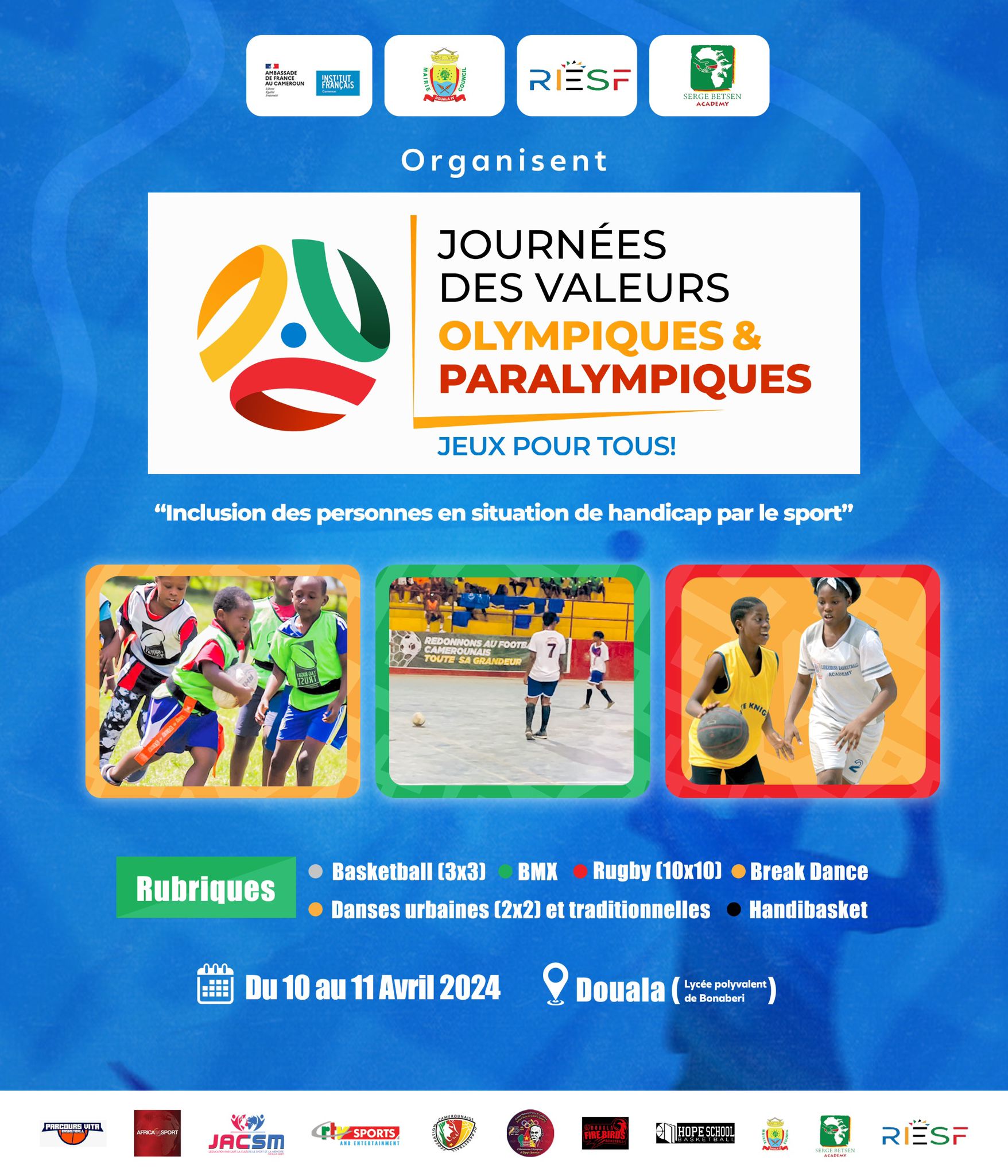 JOURNEES DES VALEURS OLYMPIQUES ET PARALYMPIQUES