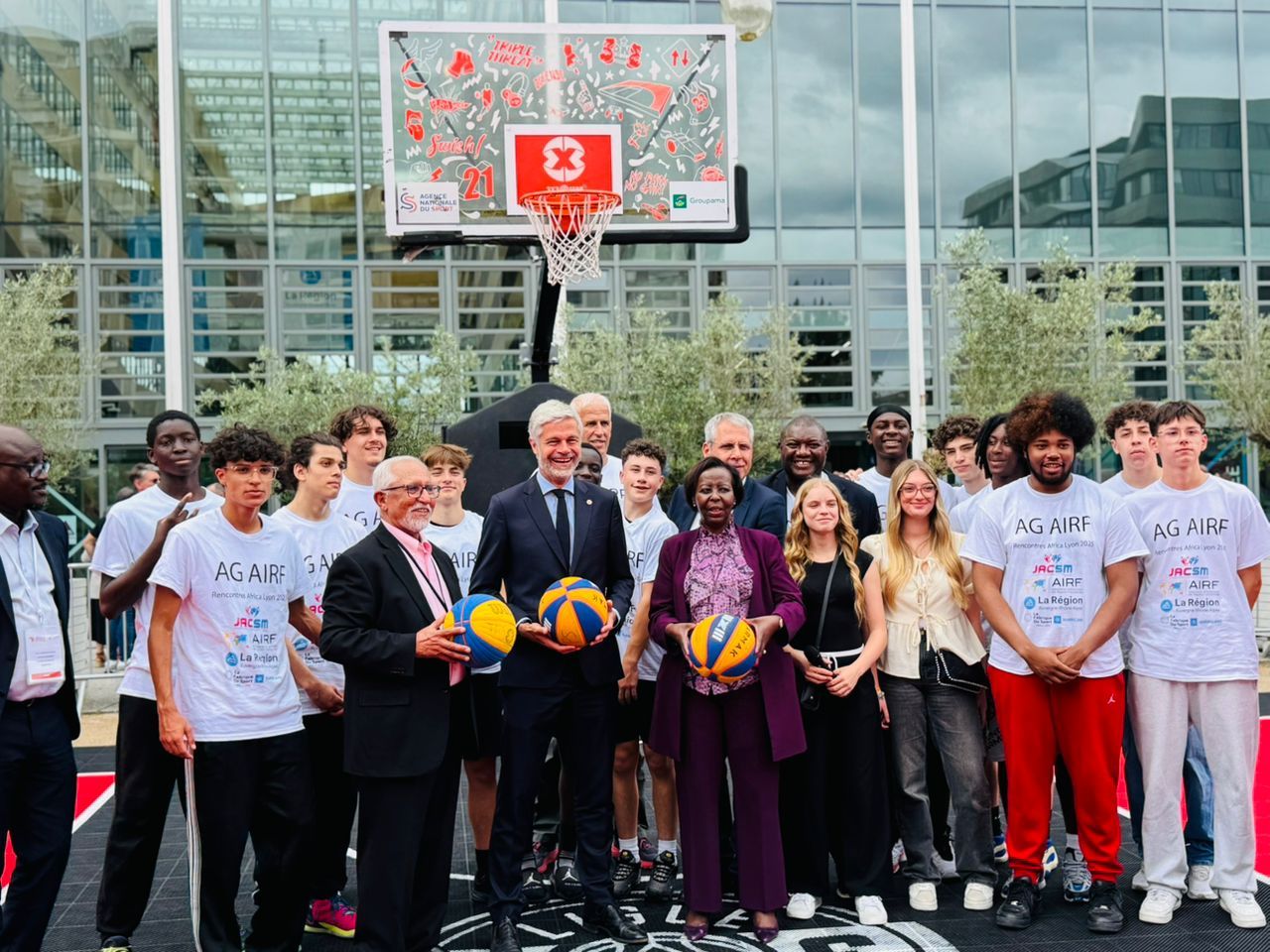 Tournoi démonstratif de basket 3×3  dans le cadre du sommet de l’AIRF