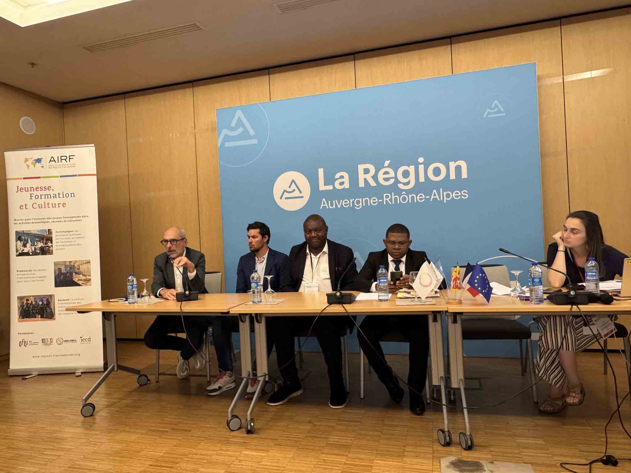 Présentation des activités de JACSM Académie à la Commission Jeunesse de l’Association internationale des Régions francophones (AIRF)